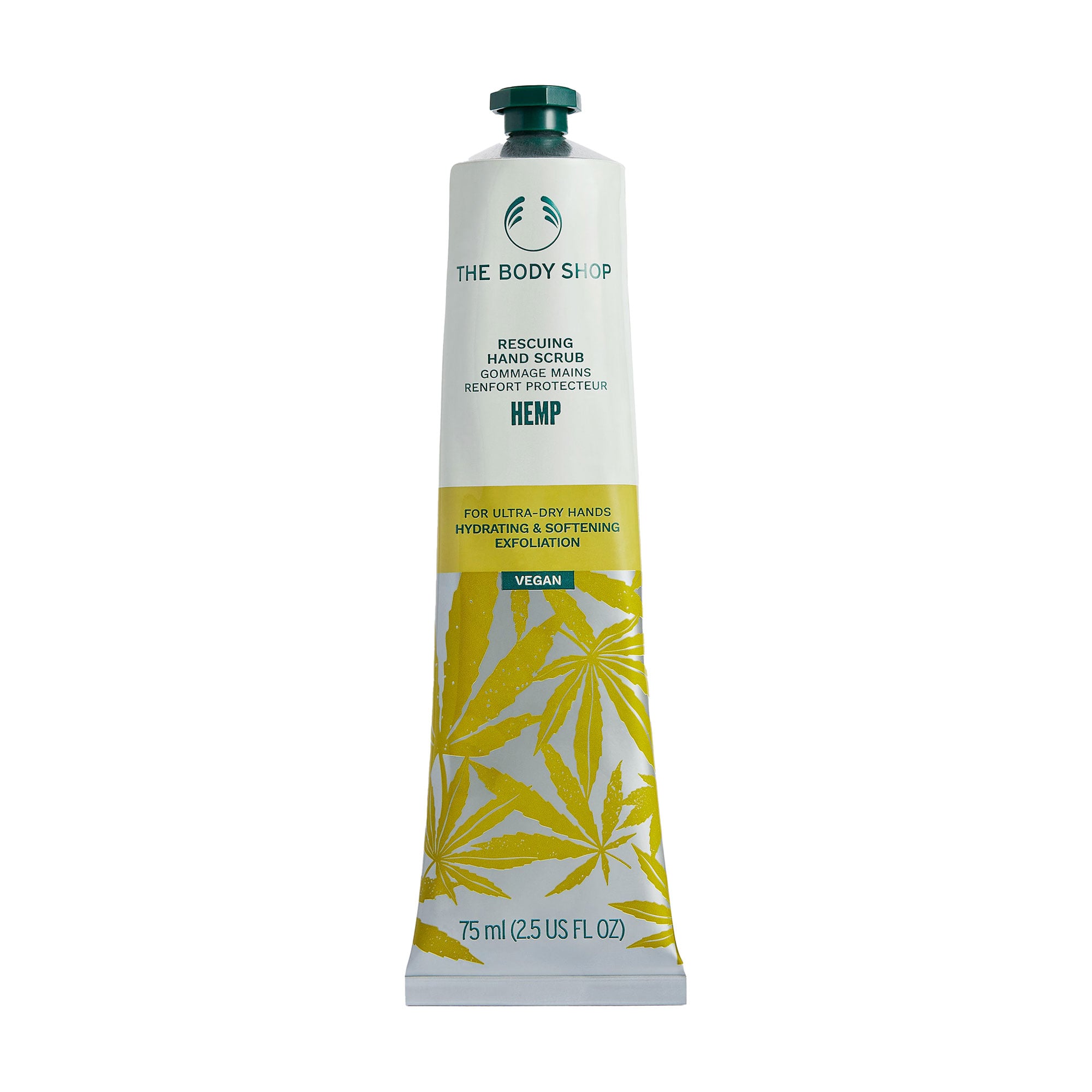 Скраб для рук The Body Shop Rescuing Hand Scrub з олією насіння коноплі, 75 мл